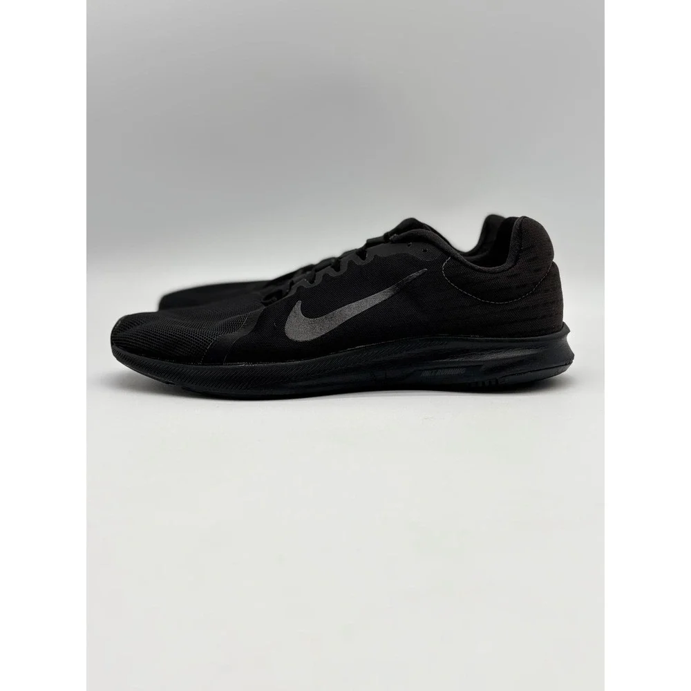 Nike Downshifter 8 Mens 10.5 Triple Black Running Shoes 908984-002